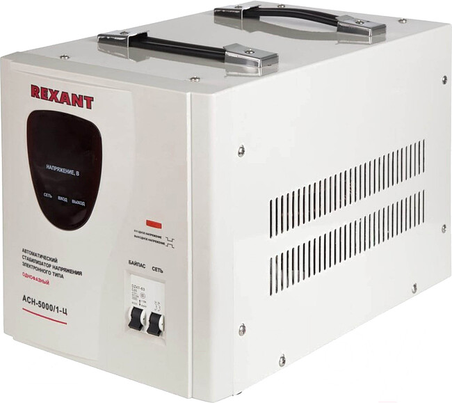 Стабилизатор напряжения Rexant AСН-5000/1-Ц серый (11-5005)