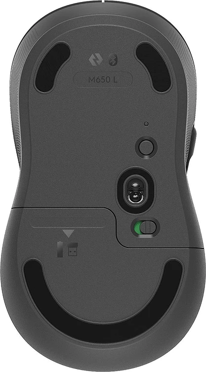 Мышь Logitech M650 L Large графитовый (910-006388)