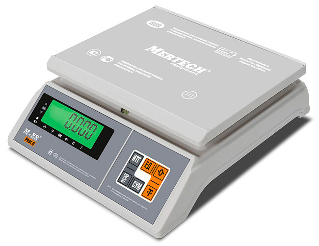 Весы торговые Mertech M-ER 326 AFU-15.1 белый (3060)