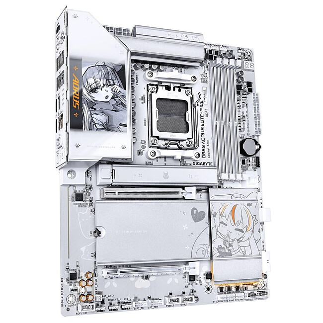 Материнская плата GigaByte B850 Aorus Elite-P Ice