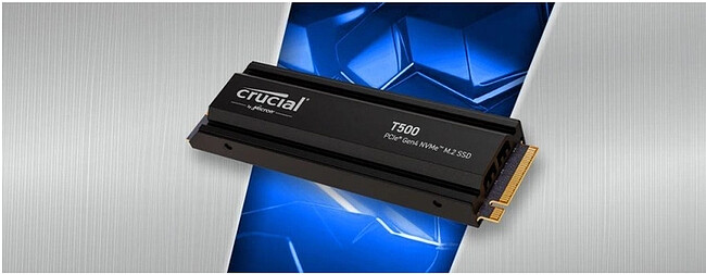 SSD диск Crucial T500 1TB (CT1000T500SSD5)