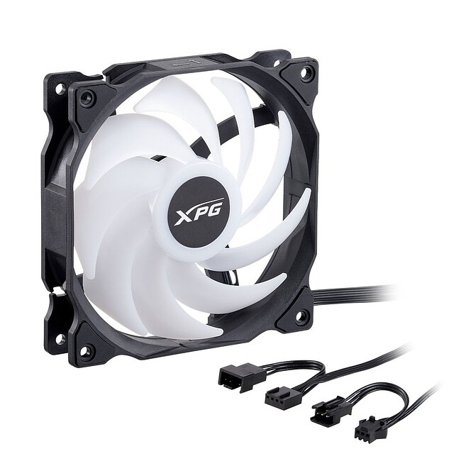 Комплект вентиляторов для корпуса XPG Vento 120 ARGB PWM (VENTO120ARGBPWM3C-BKCWW)