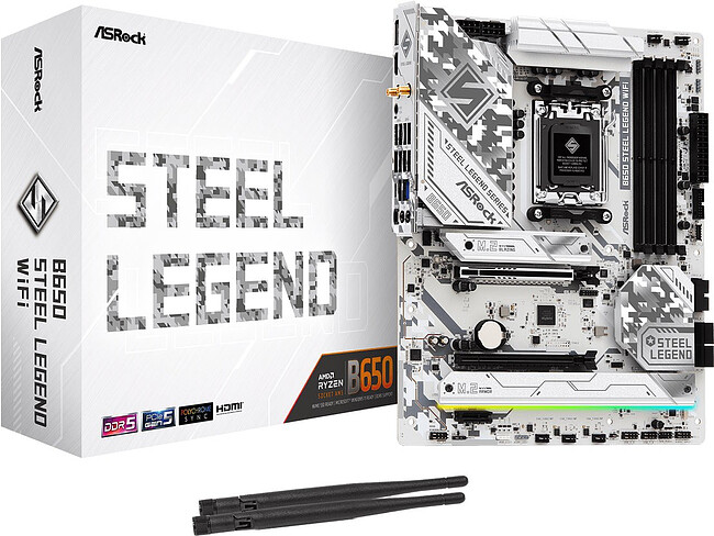 Материнская плата ASRock B650 Steel Legend WiFi DDR5