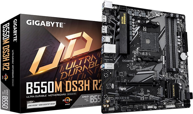 Материнская плата Gigabyte B550M DS3H R2 rev. 1.0