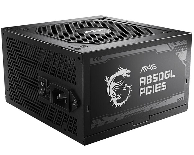 Блок питания MSI MAG A850GL PCIE5 (306-7ZP8A11-CE0)