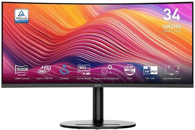 Монитор MSI Modern MD342CQP Black (9S6-3PC59H-043)