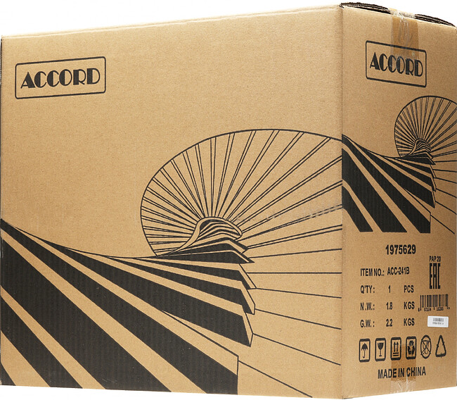 Корпус Accord Entry без БП черный (ACC-241)