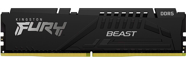Оперативная память Kingston Fury Beast 16GB DDR5 (KF556C36BBE-16)
