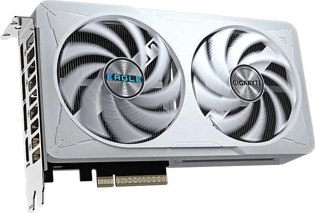 Видеокарта GigaByte GeForce RTX 5060 Eagle OC Ice 8G GDDR7 (GV-N5060EAGLEOC ICE-8GD)