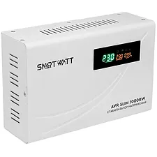 Стабилизатор напряжения Smartwatt AVR Slim 1000RW белый (4512020310001)