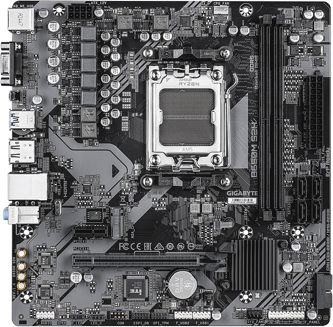 Материнская плата Gigabyte B650M S2H rev. 1.4
