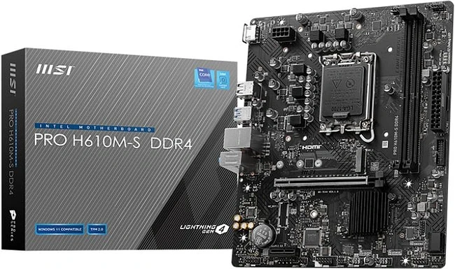 Материнская плата MSI Pro H610M-S DDR4