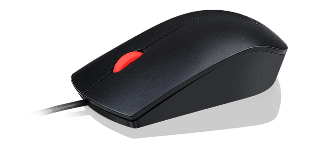 Мышь Lenovo Essential USB Mouse черный (4Y50R20863)