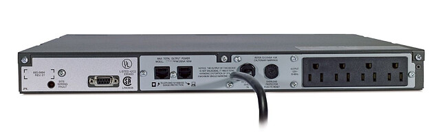 Источник бесперебойного питания APC Smart-UPS SC черный (SC450RMI1U)