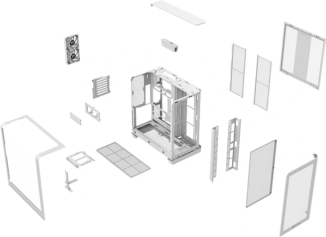 Корпус Thermaltake View 390 Air Snow (CA-11F-00M6WN-00)