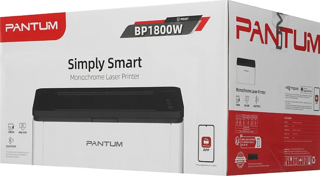Принтер Pantum BP1800W черный/белый
