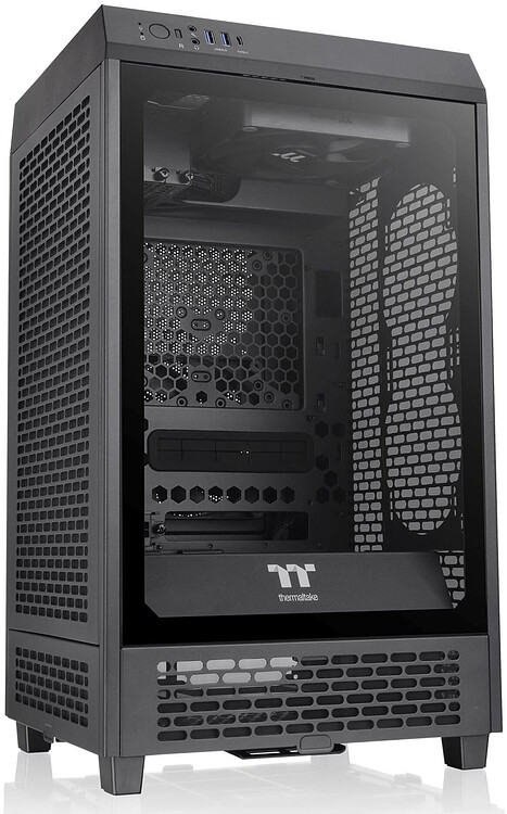 Корпус Thermaltake The Tower 200 без БП Black (CA-1X9-00S1WN-00)