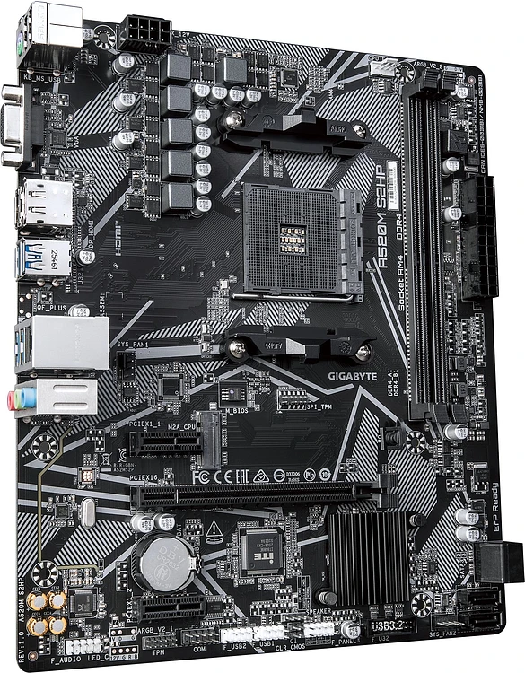 Материнская плата GigaByte A520M S2HP rev. 1.0