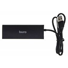 USB-хаб Buro BU-HUB4-0.5-U3.0 черный