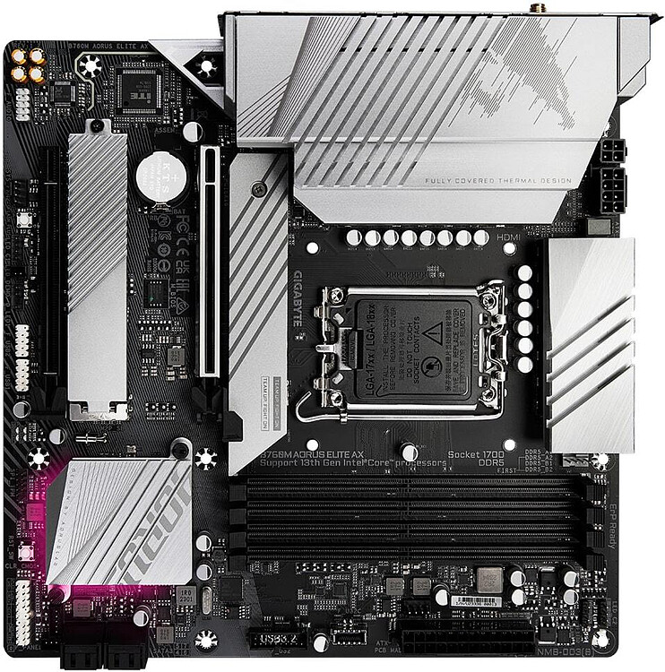 Материнская плата GigaByte B760M Aorus Elite AX rev. 1.3