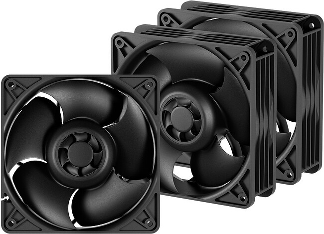 Вентилятор для корпуса Arctic Cooling S12038-8K 3 pack (ACFAN00302A)