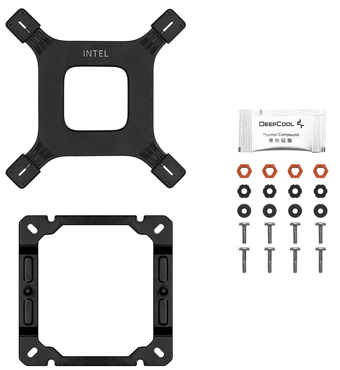 Кулер для процессора DeepCool AG400 DIGITAL BK ARGB (R-AG400-BKADMN-G-1)