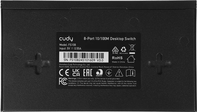 Коммутатор Cudy FS108