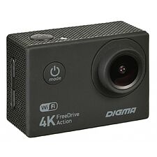 Автомобильный видеорегистратор Digma FreeDrive Action 4K WiFi черный