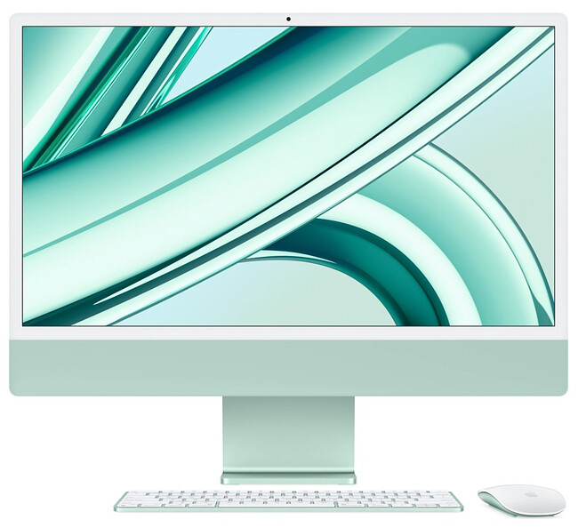 Моноблок Apple iMac A2874 зеленый (MQRA3HN/A)