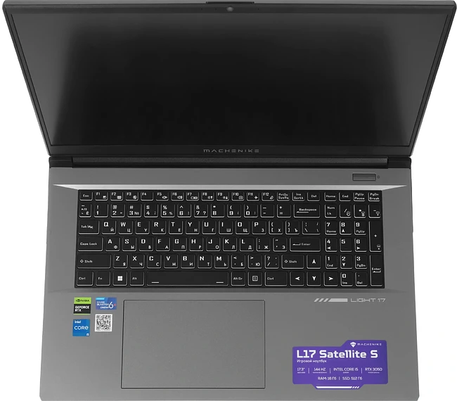 Ноутбук Machenike L17 Satellite S Grey (JJ00GX00JRU)