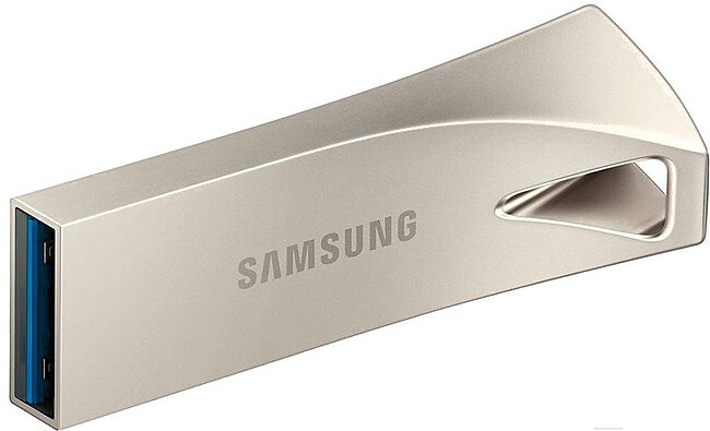 USB Flash-накопитель Samsung BAR Plus 128GB серебристый (MUF-128BE3/APC)