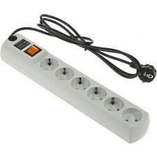 Сетевой фильтр Most HP 2м 6 розеток белый