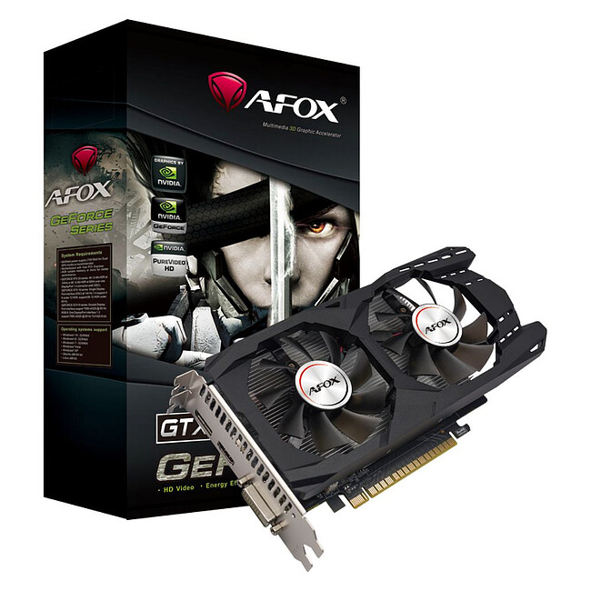 Видеокарта Afox GeForce GTX 1050TI 4Gb GDDR5 (AF1050TI-4096D5H7-V9)
