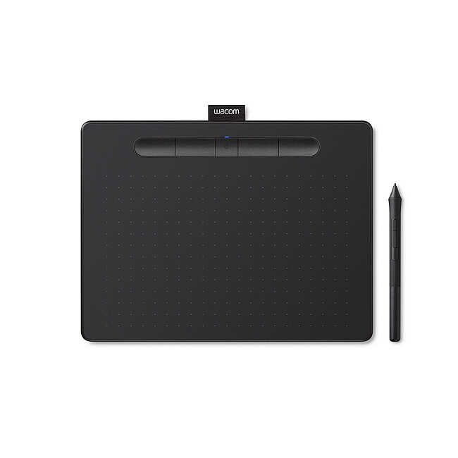 Графический планшет Wacom Intuos M USB черный (CTL-6100K-B)