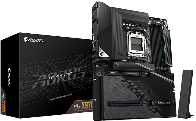Материнская плата GigaByte X870 Aorus Stealth rev. 1.0