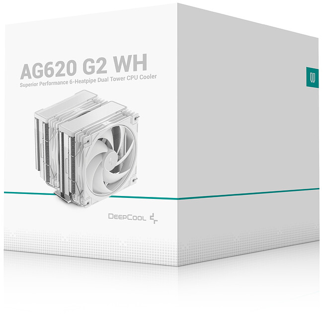 Кулер для процессора Deepcool AG620 G2 WH белый (R-AG620-WHNPMG2-G)