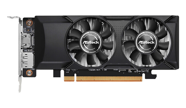 Видеокарта ASRock Intel Arc A310 Low Profile 4GB