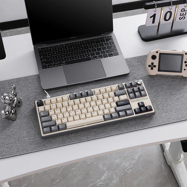 Клавиатура Royal Kludge RK R87 Pro Half Grey/Brown switch