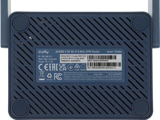 Маршрутизатор Cudy TR3000