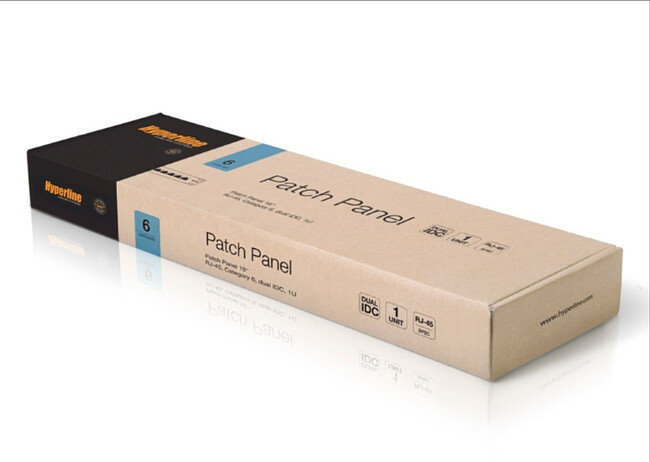 Патч-панель Hyperline PP3-19-24-8P8C-C6-110D