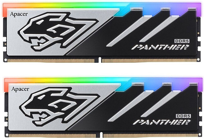 Оперативная память Apacer Panther RGB 2х16GB DDR5 DIMM PC5-48000 (AH5U32G60C6229BAA-2)