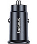 Автомобильное зарядное Baseus BS-C15C2 GoTrip DP1 Car Charger C+C 30W Cosmic Black (C00072300123-01)