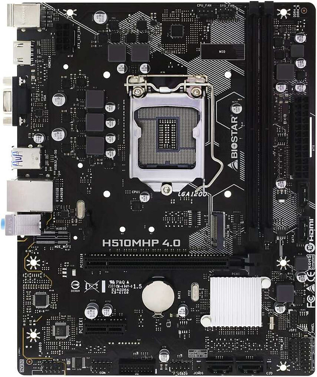 Материнская плата Biostar H510MHP 4.0