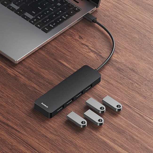 USB-хаб Baseus BS-OH080 Cluster Black (B0005280B111-02)