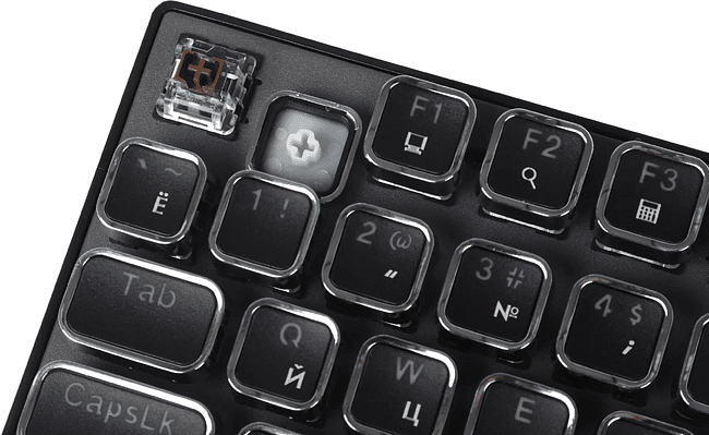 Клавиатура GMNG GG-KB815X черный/белый (1913914)