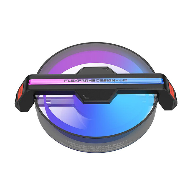 Вентилятор для корпуса Alseye Φ12 DM12-B Clear Frame (AS.04.10.0003)