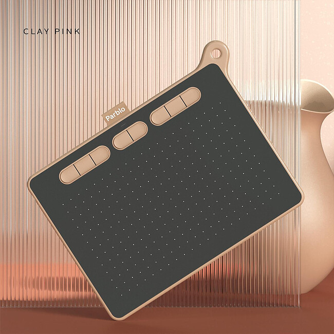 Графический планшет Parblo Ninos M Pink