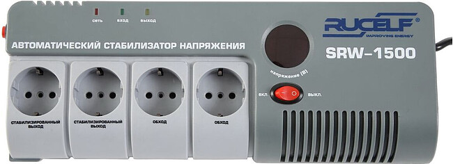Стабилизатор напряжения Rucelf SRW- 1500-D