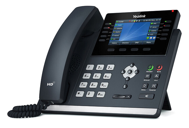 IP-телефон Yealink SIP-T46U черный IP-телефон Yealink SIP-T46U черный