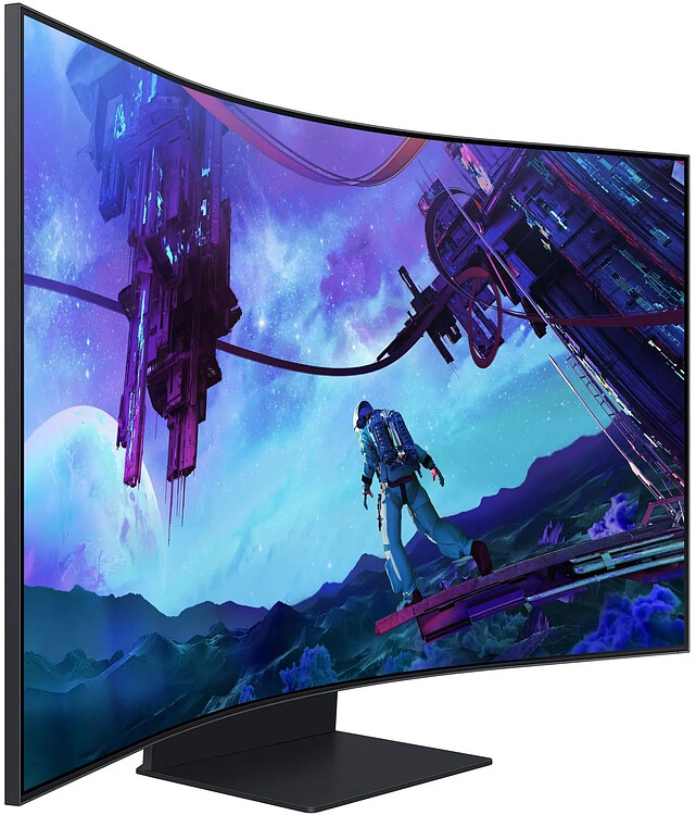 Монитор Samsung Odyssey Ark S55CG97WNI черный (LS55CG97WNIXCI)